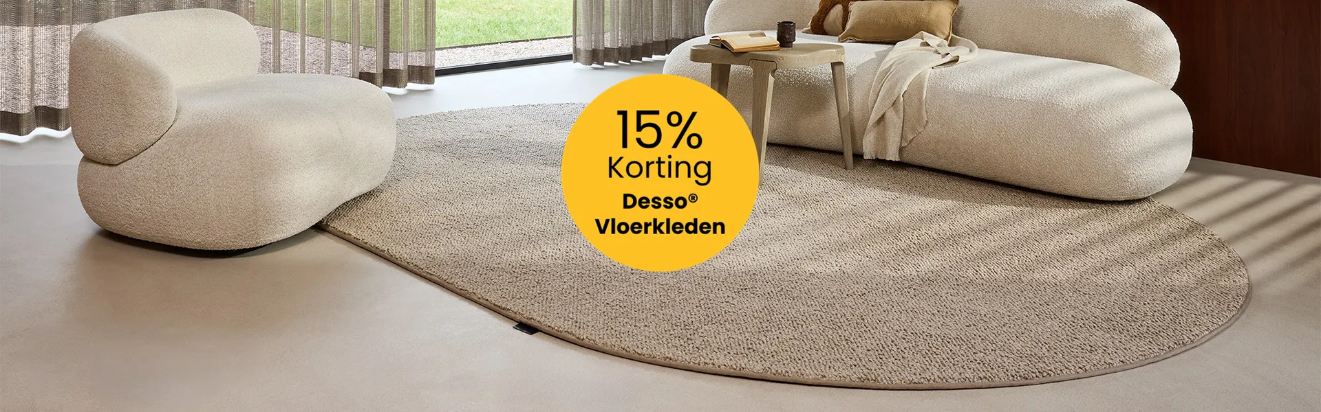 Summer Sale : 15% korting op Desso Vloerkleden
